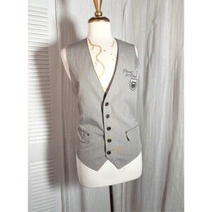 XIOS Vests Size S Vintage 2000's Grey Quiet Luxury Old Money Style Vest